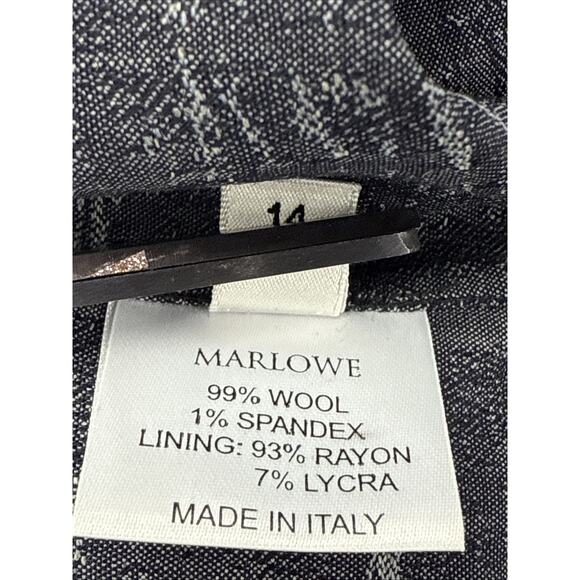 Marlowe Wool Spandex Sleeveless Blouse Size 48/XL - Picture 8 of 8